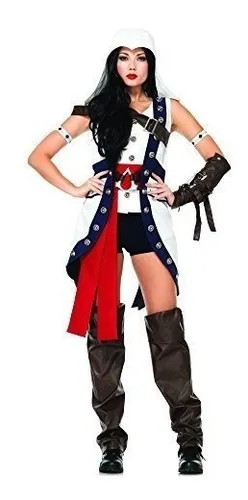 Disfraz De Assassin's Creed Connor Para Mujer Halloween