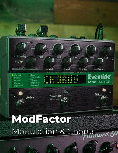 Pedal Modulac Stereo Chorus Flanger Phaser Trémolo Eventide