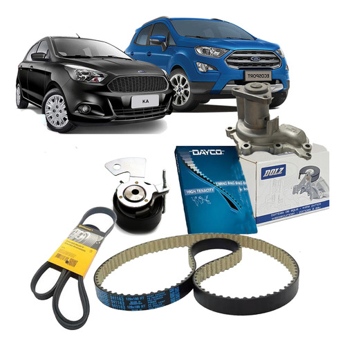 Kit Distribucion Ka Ecosport 1.5 Dragon + Bomba+ Correa Pv