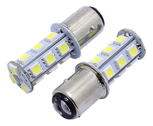 Luz De Led Juego 2 Polos Autos Motostunig 12v. .blanca