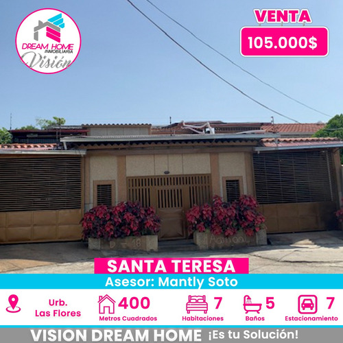 En Venta Casa Quinta En La Urbanización Las Flores Santa Teresa Del Tuy 