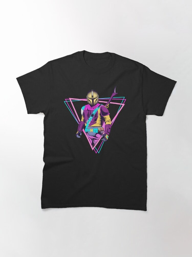 Mandalorian Mando Retro - Star Wars Remera_va