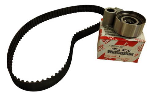 Imagen 1 de 9 de Correa Y Rodillo Distribución Original Toyota Hilux 2005/15