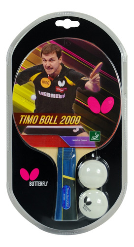 Raqueta de ping pong Butterfly Timo Boll Timoboll 2000  n y a AN (Anatómico)