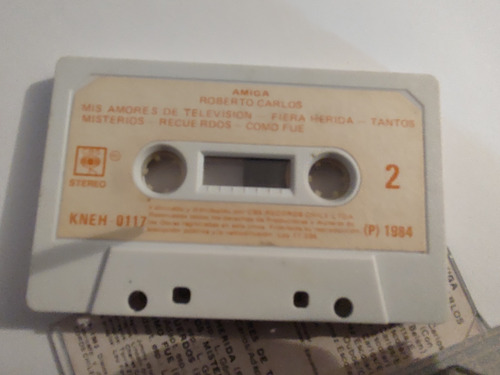 Cassette De Roberto Carlos Amiga (#247- (Usado)