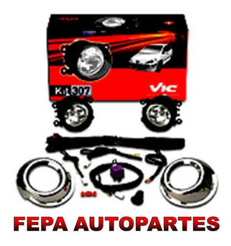 Kit Faros Auxiliares Antinieblas Peugeot 307 06 / 14 