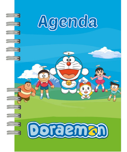 Planner De Doraemon + Chapita De Regalo