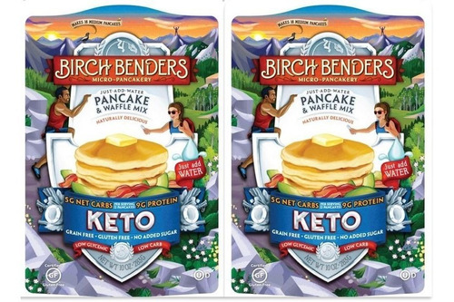 Birch Benders Keto Pancakes Y Wafles Mix 283 Grs (2 Pz)