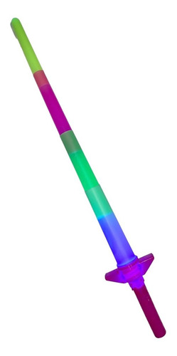 12 Espada Con Luz Juguete Retractil Barato Baston Led Premio