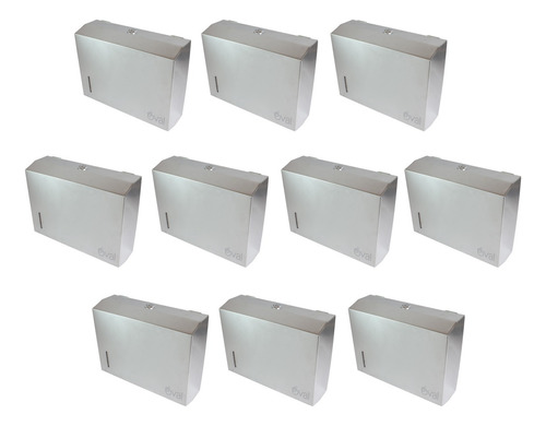 Despachador Toalla Interdoblada Acero Inoxidable Dv038 10pz