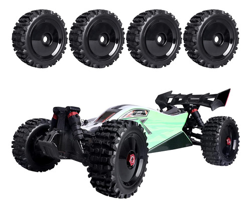 Allinrc Neumáticos Rc Buggy De 1/8 De 0.669 In Hex Rc Ruedas