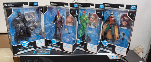 Mcfarlane Batman Forever Mega Pack 5 Figuras Y Batmobile (Usado)