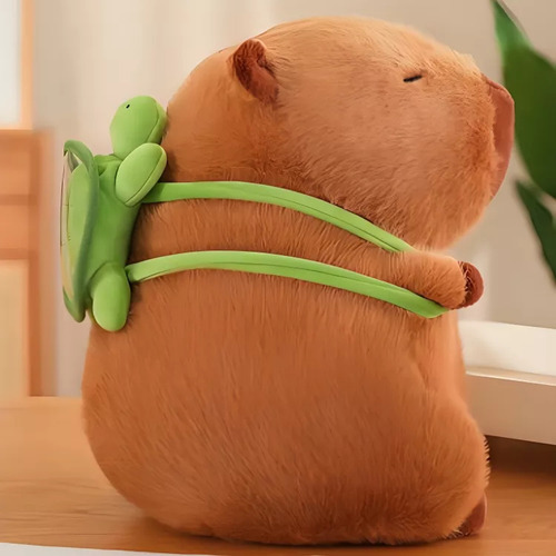 Bonito Muñeco De Peluche De Capibara, Par De Regalo De Cumpl