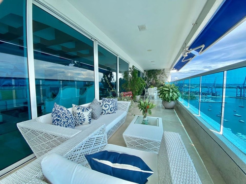 Imagen 1 de 14 de Venta Apartamento Frente A La Bahía 3 Alcobas Edificio Bellamare Manga
