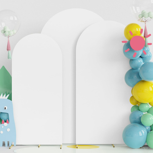 Juego De 3 Fundas De Tela Para Arco De Boda Y Baby Shower