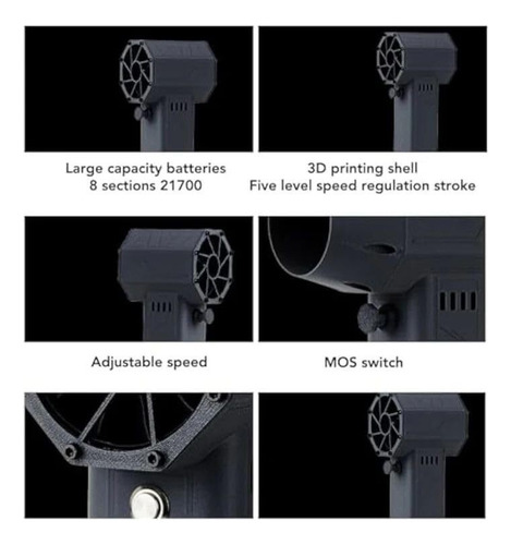 Turboventilador Recargable De 64 Mm Culvert Violence
