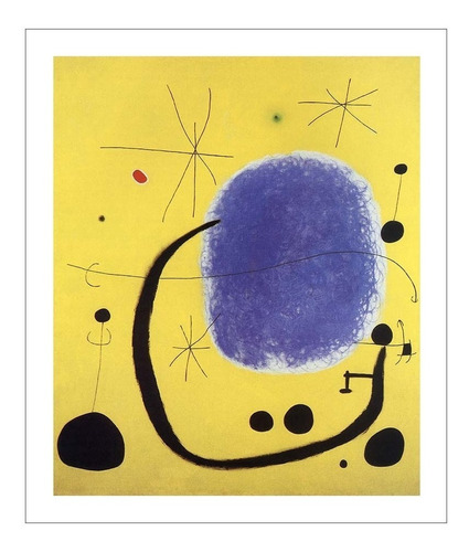 Lamina Fine Art El Oro Del Azur Joan Miro 85x100 Cm Mycarte