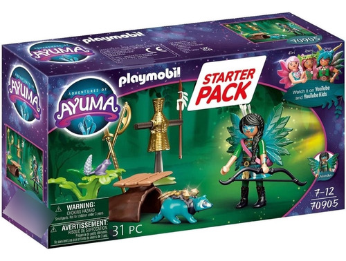 Playmobil Starter Pack Knight Fairy Con Mapache 70905