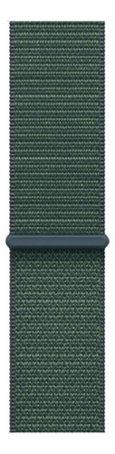 Pulseira Nylon Loop Para Apple Watch 44/45/46mm - Lake Green