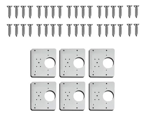 Kit De 6 Placas De Reparación De Armarios Con Puerta De Cajó