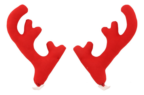 Decoraciones Navideñas Para Cuernos De Reno De Coche, 2 Cuer