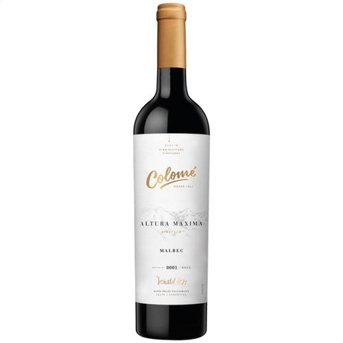 Estuche Colomé Altura Máxima Vertical De Añadas Malbec