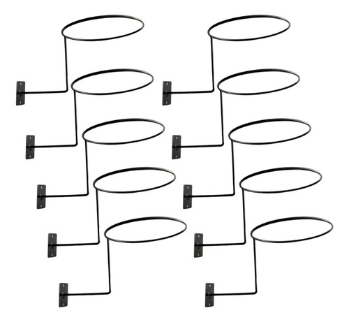 Colgador De Pared De 10 Piezas Para Pintor De Sombreros