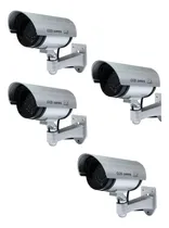 Comprar Pack X 4 Camara Falsa Vigilancia Led Rojo Apariencia Real