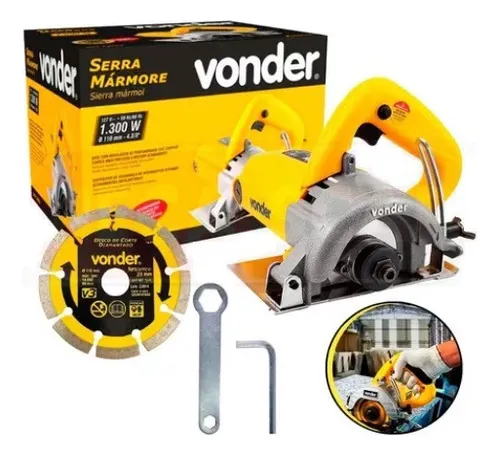 Serra Mármore Madeira Concreto Smv1300 Tipo Vonder