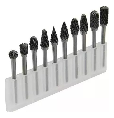Juego Fresa Lima Rotativa Metal Duro Taladro Dremel Profesio