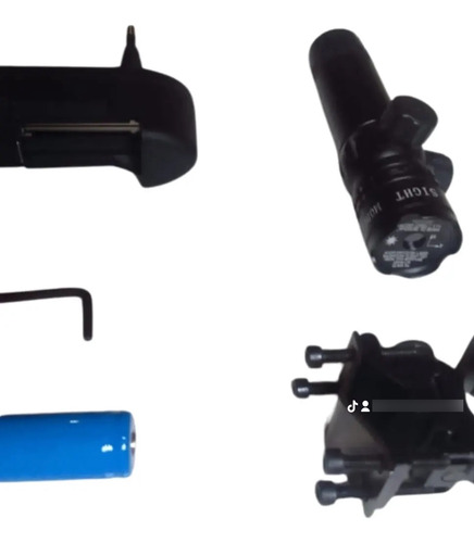 Mira Laser Verde E Infravermelho Para Airsoft 2 Em 1
