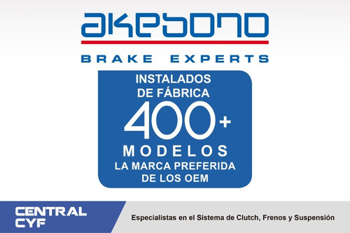 Balata Akebono Act905a Tras Infiniti G35 2007