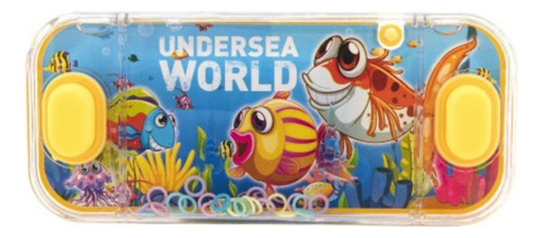 Game Aquaplay Brinquedo Argolas Agua Watergame Fundo Do Mar Cor Amarelo
