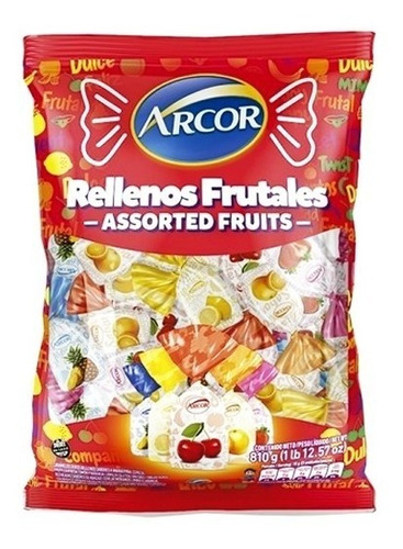 Caramelos Arcor Rellenos Frutales X810grs - La Golosineria