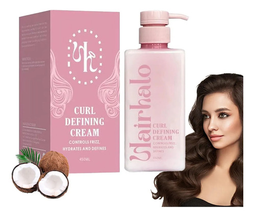 Crema Definitora De Rizos Hairhalo, Hair Halo Curl Defining