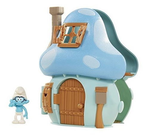 Los Pitufos The Lost Village Mushroom House Playset Con Brai