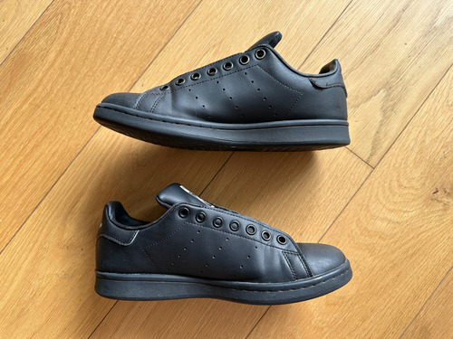 Zapatillas Adidas Stan Smith 37.5 Arg Negro Poco Uso! (Usado)