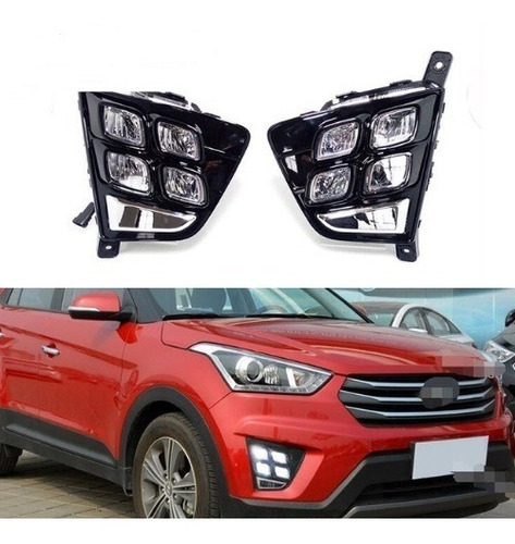 Hyundai Creta Ix25 2016 2018 Neblinero Led Luz Diurna