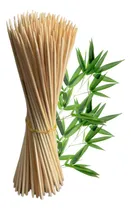 Comprar 1000 Pz Palillo De Bambú Para Brochetas Medida A Color Amarillo Bambu 20 Cm