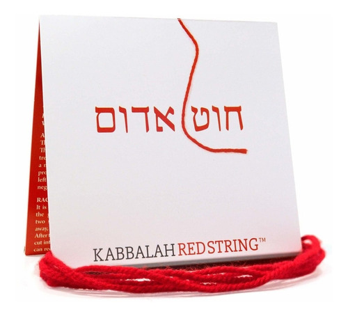 La Pulsera De Hilo Rojo Kabbalah Original De Israel - Paquet