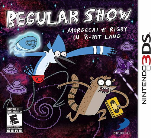 Regular Show Mordecai And Rigby In 8bit Land Nuev 3ds Dakmor