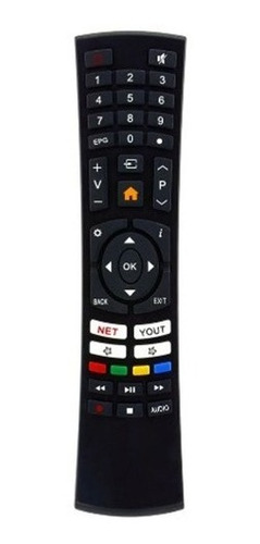 Control Remoto Para Kanji Crown Mustang Smart Tv Led Lcd 