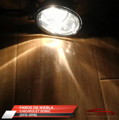 Imagen 6 de 9 de Kit Faros Niebla Sonic 2012 2013 2014 2015 2016 Switch Bisel