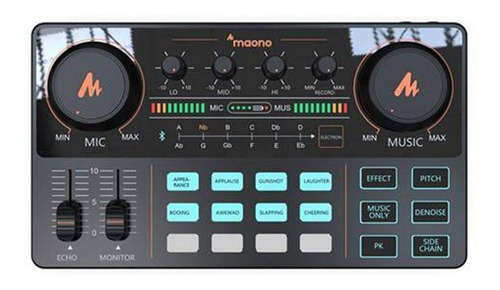 Interface Maono Mixer Para Podcast Maonocaster Lite Au-am200