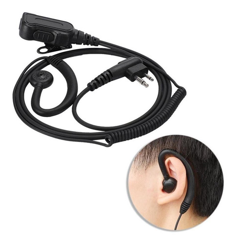 Audífono Con Micrófono De Vigilancia Para Motorola Radio B