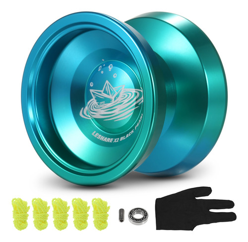 Yoyo Ball Ball Aluminio Yoyo Y Yo Gift Guante Competitivo