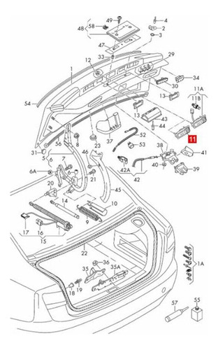 B Cámaras De Aparcamiento De Respaldo For Audi Q5 2009-2017