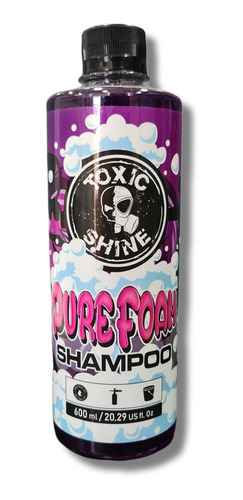 Imagen 1 de 8 de Toxic Shine Pure Foam Shampoo Foam Lance - Allshine
