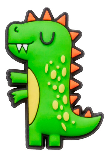 Crocs Originales Pins Jibbitz Green Dino Niños Empo2000