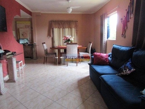 Sobrado Com 3 Dormitórios À Venda, 138 M² Por R$ 585.000,00 - Centro - São Vicente/sp - So0343